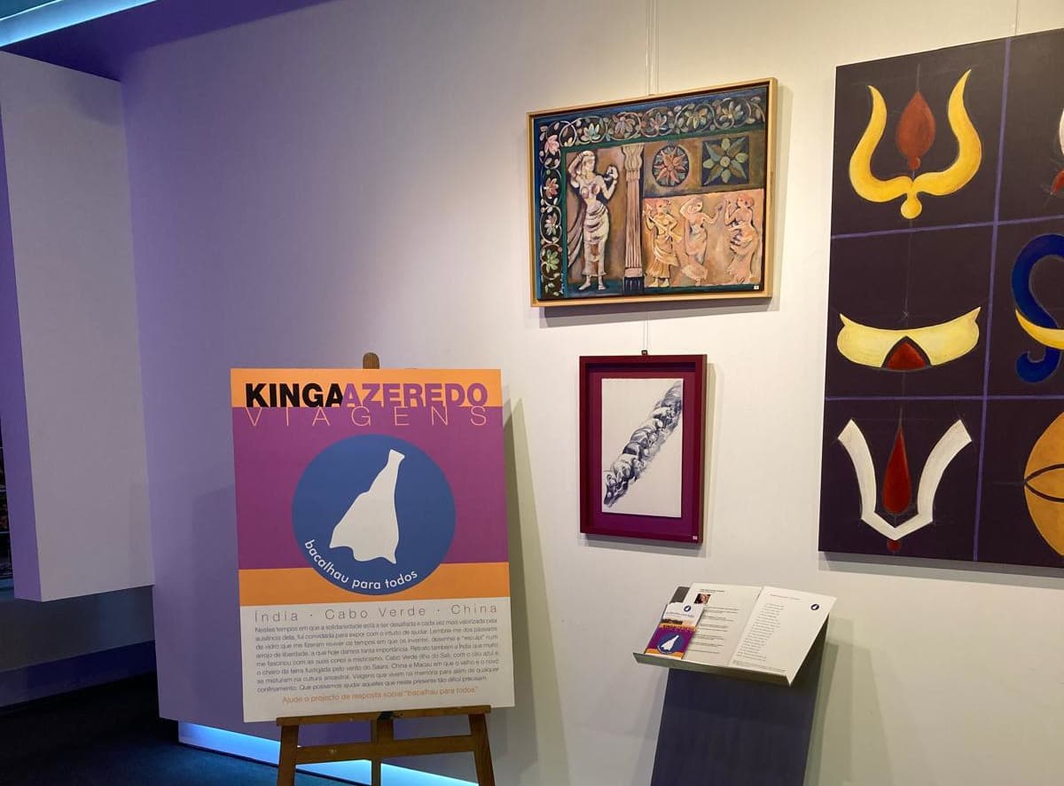 Exposição de Pintura e Obras de Kinga Azeredo com apoio do bpt